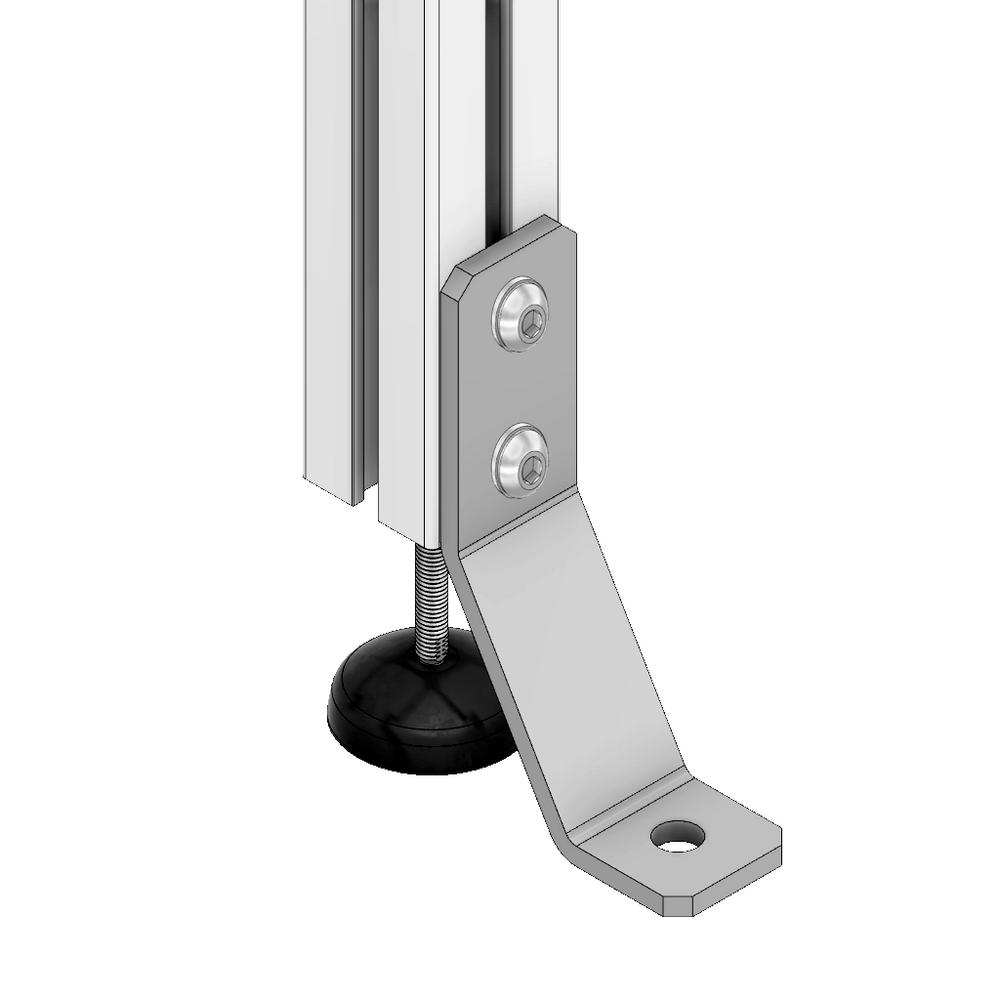 34-150-0 MODULAR SOLUTIONS FLOOR FASTENING BRACKET 150